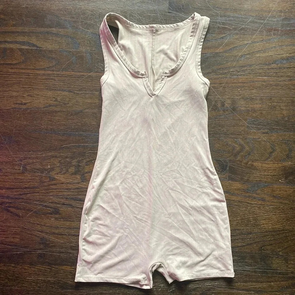 Pants - SHEIN Beige Romper